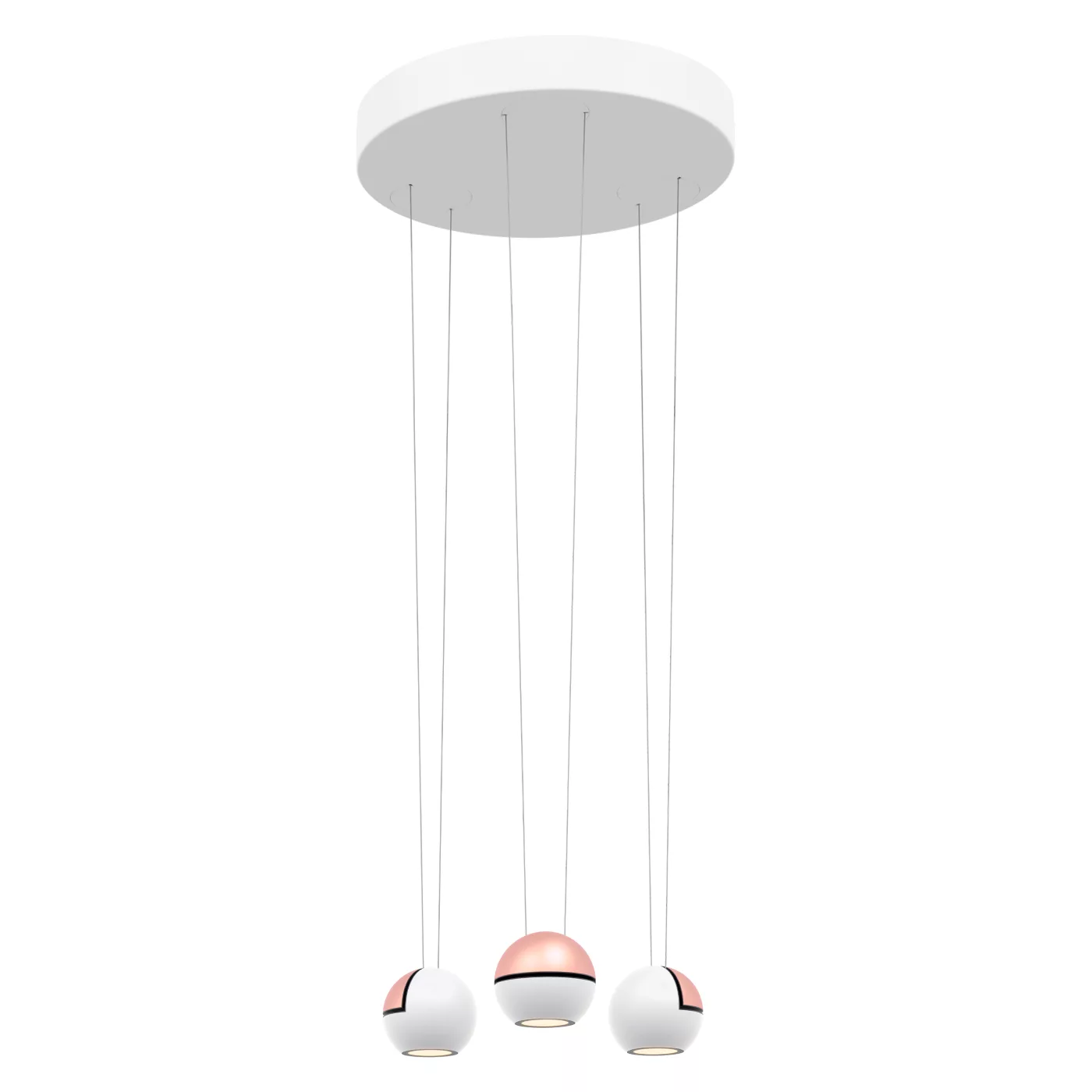 Oligo Slack-Line Globe, Cluster – Lámpara de suspensión led — imagen 3