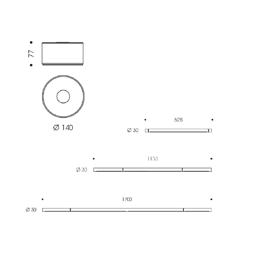 Oligo Slack-Line Kendo, 1 foco – Lámpara de pie led — imagen 6