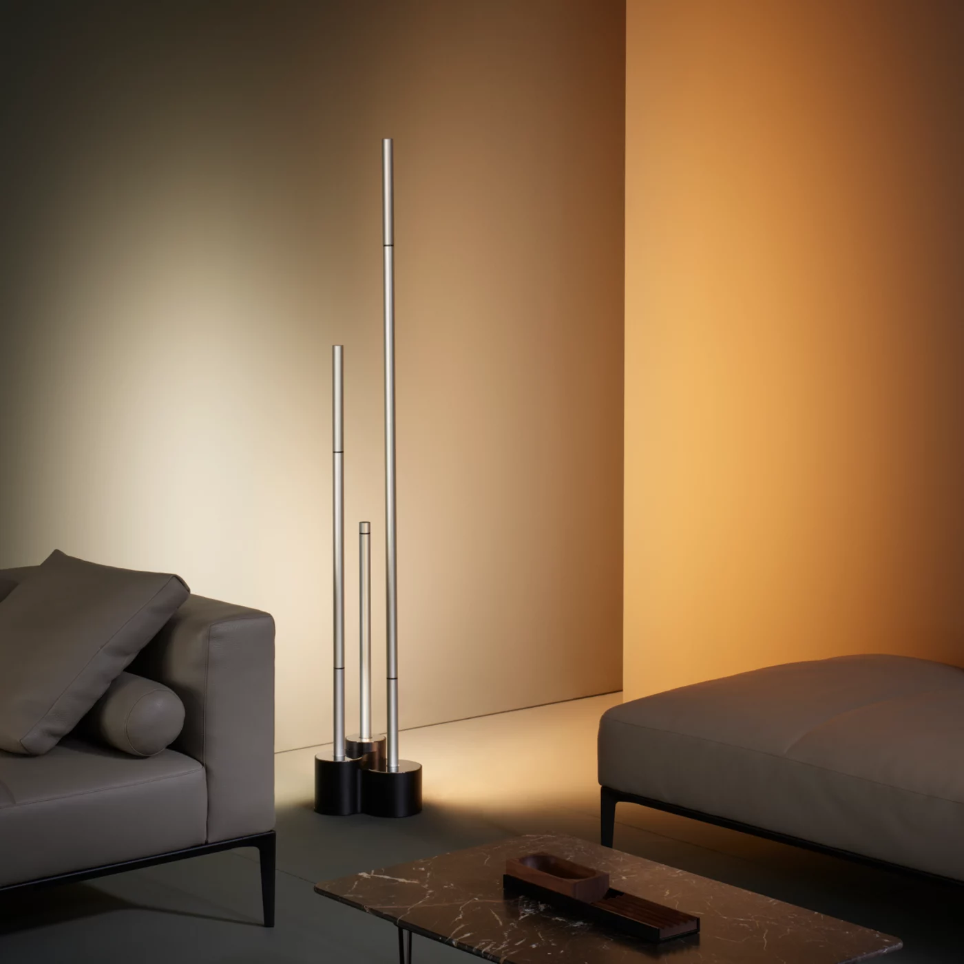 Oligo Slack-Line Kendo, 3 focos – Lámpara de pie led — imagen 4