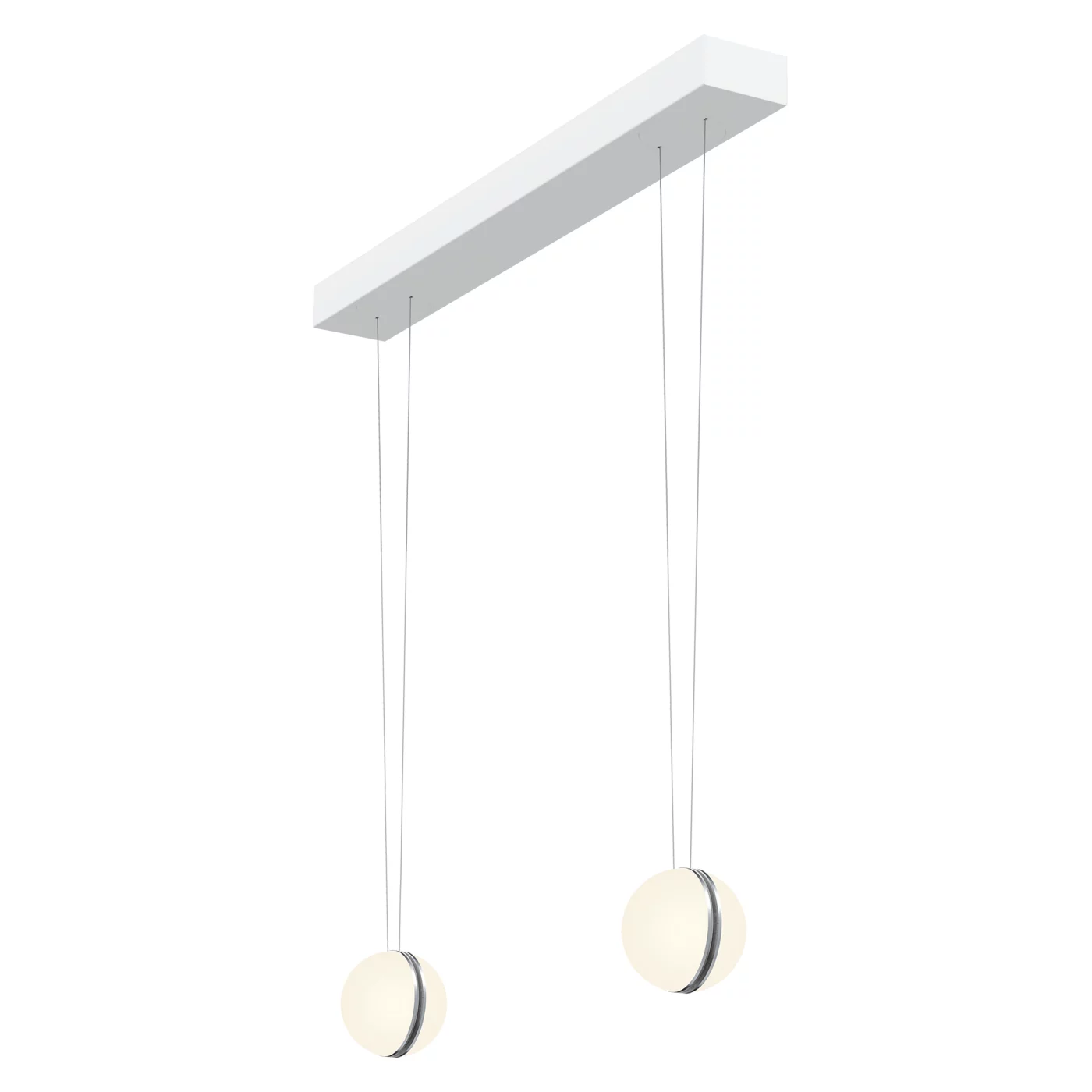 Oligo Slack-Line Nova, lámpara de suspensión LED 2 focos