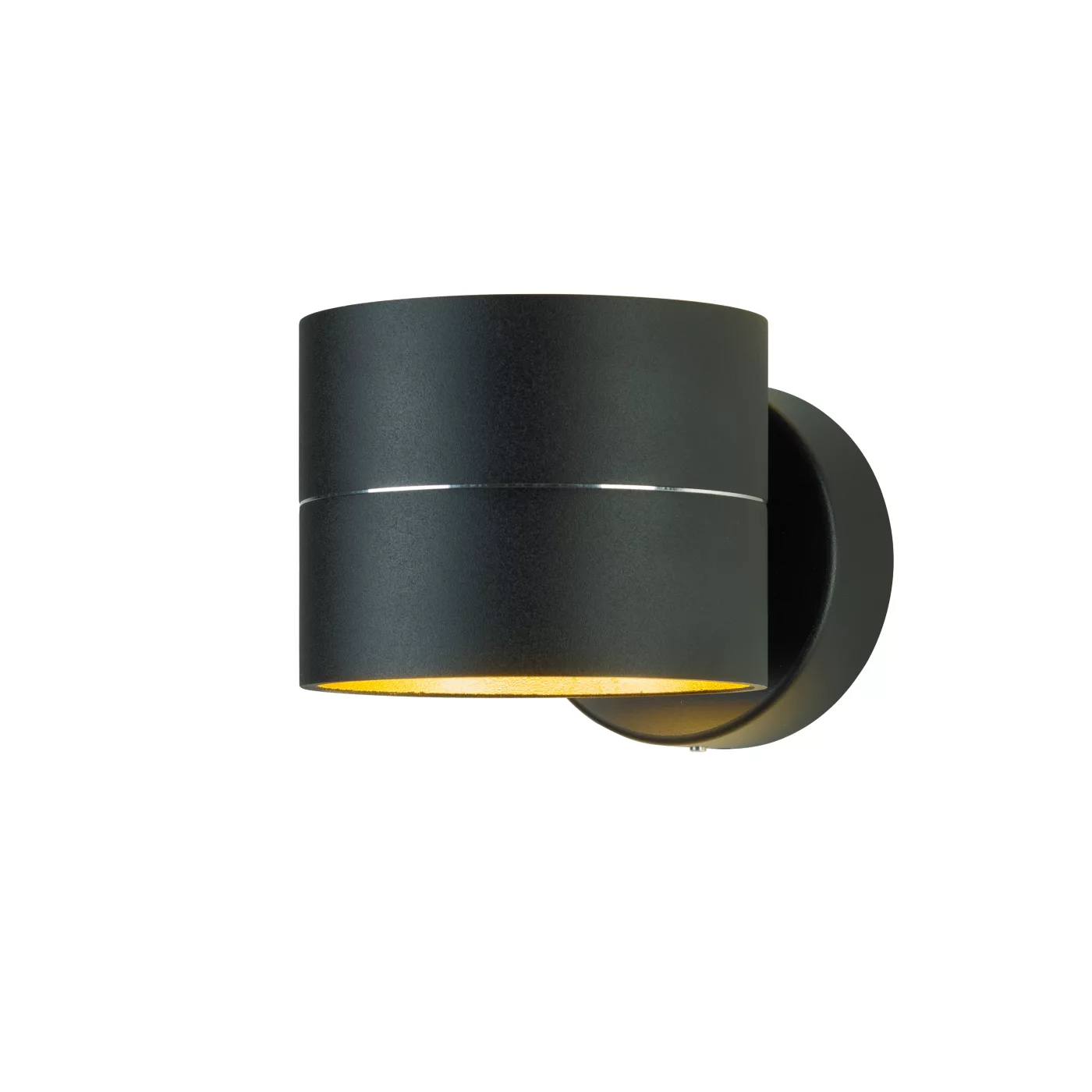 Oligo Tudor, lámpara de pared LED negro mate/pan de oro