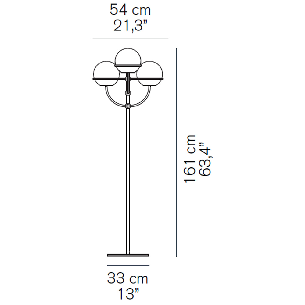 Oluce Lyndon 351 exterior – Lámpara pie — imagen 7