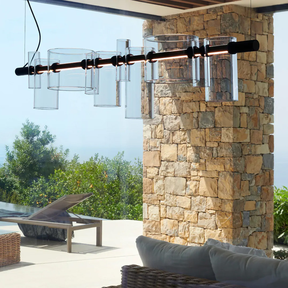 Oluce Dancing Glass – Lámpara suspensión — imagen 3