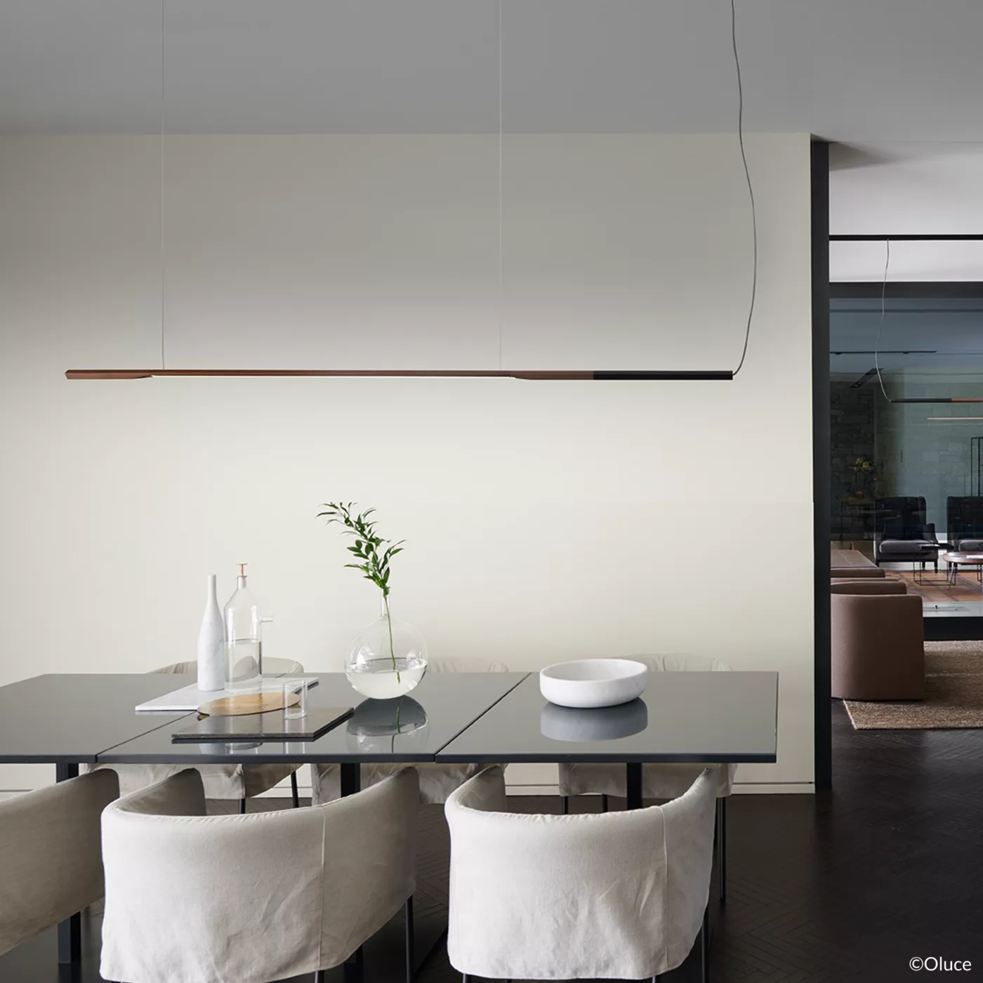 Oluce Ilo, horizontal – Lámpara de suspensión led — imagen 3