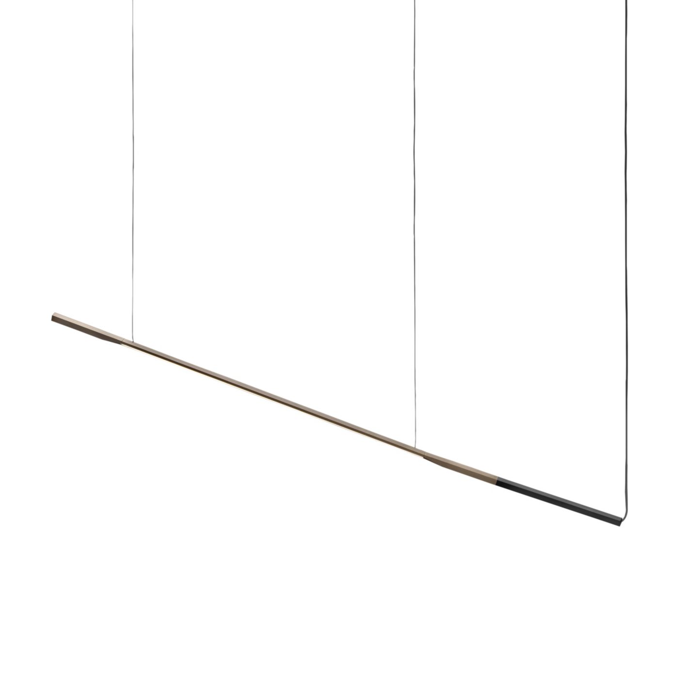 Oluce Ilo, lámpara de suspensión LED horizontal