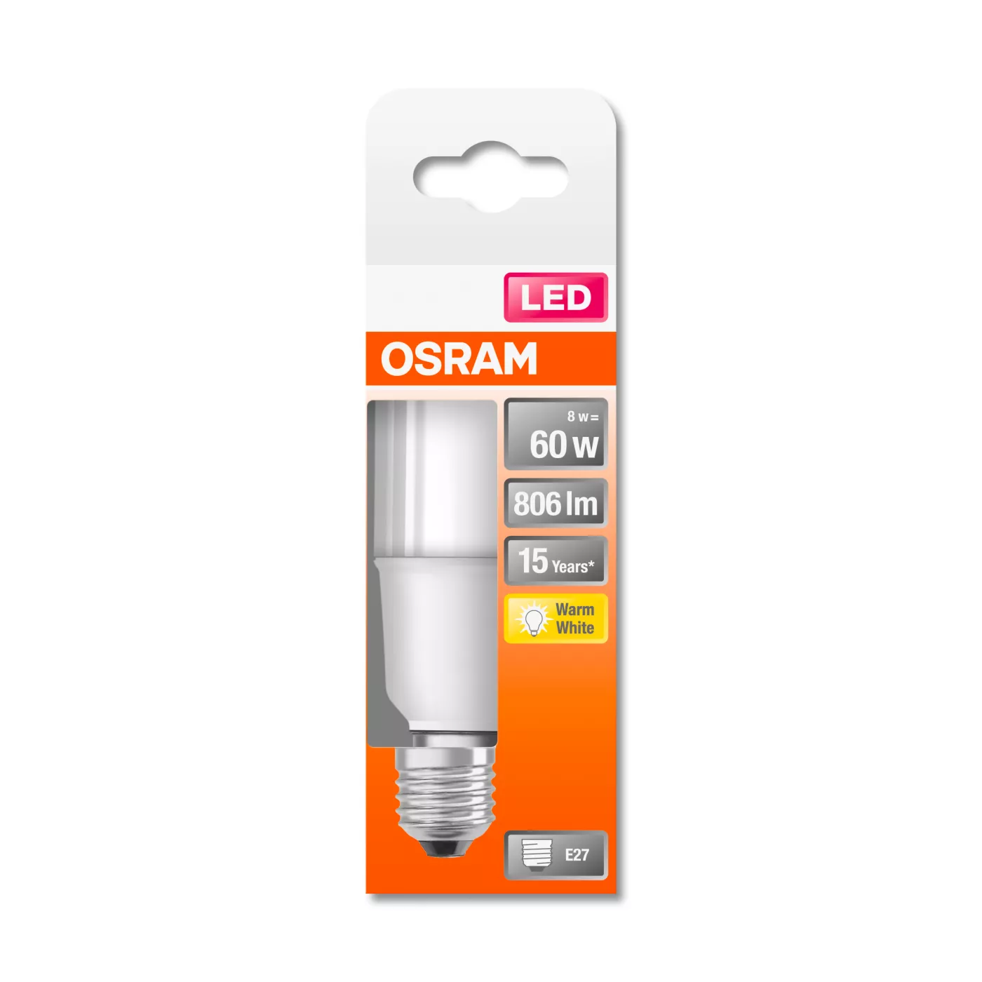 Osram T40 8W/m 827, E27 Led — imagen 6
