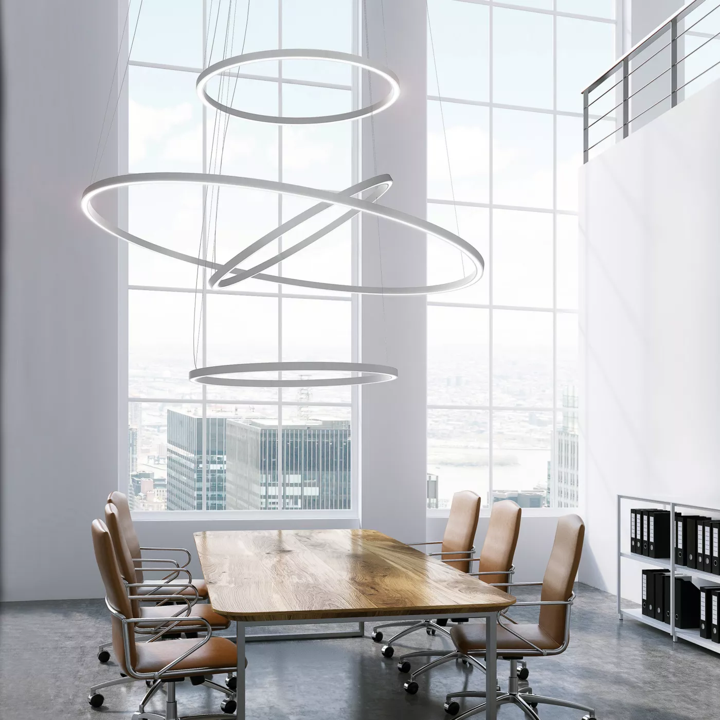 Panzeri Brooklyn Round, 360° Led – Lámpara de suspensión — imagen 6