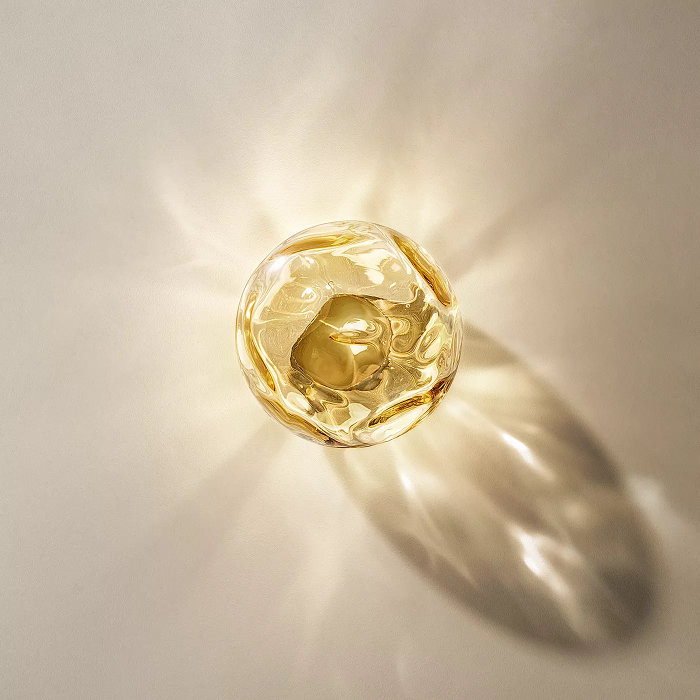 Panzeri Murané, champán – Lámpara de pared led — imagen 7
