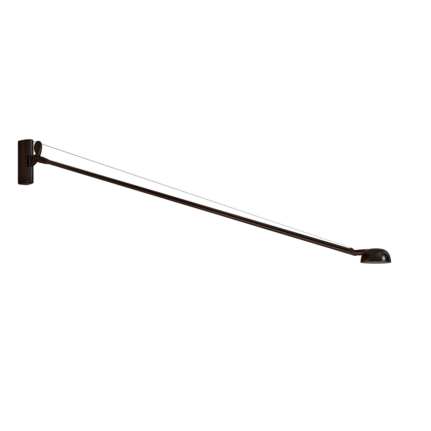 Panzeri Opuntia, lámpara de pared LED negro - 180 cm