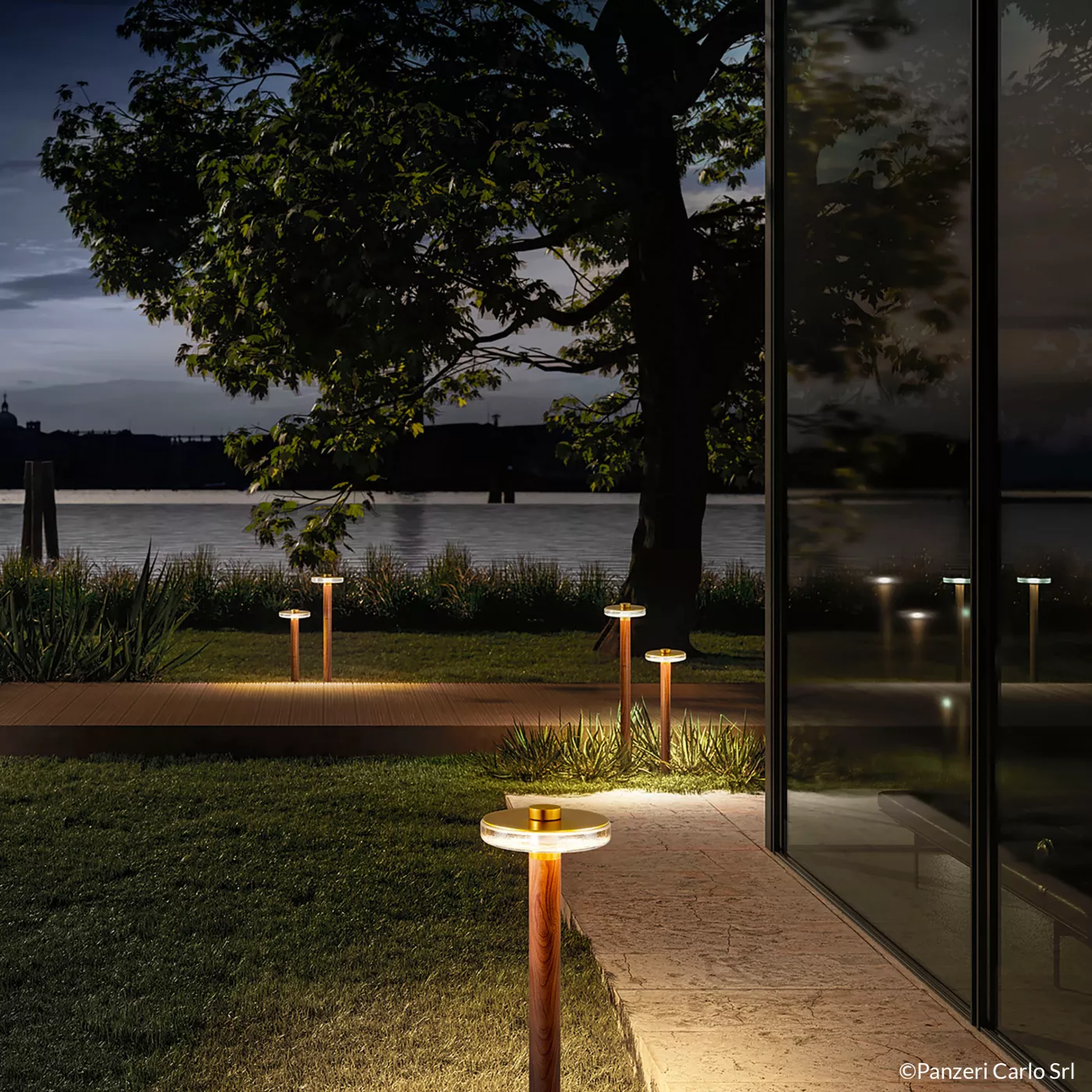 Panzeri Venexia Outdoor, sobremuro Led — imagen 3