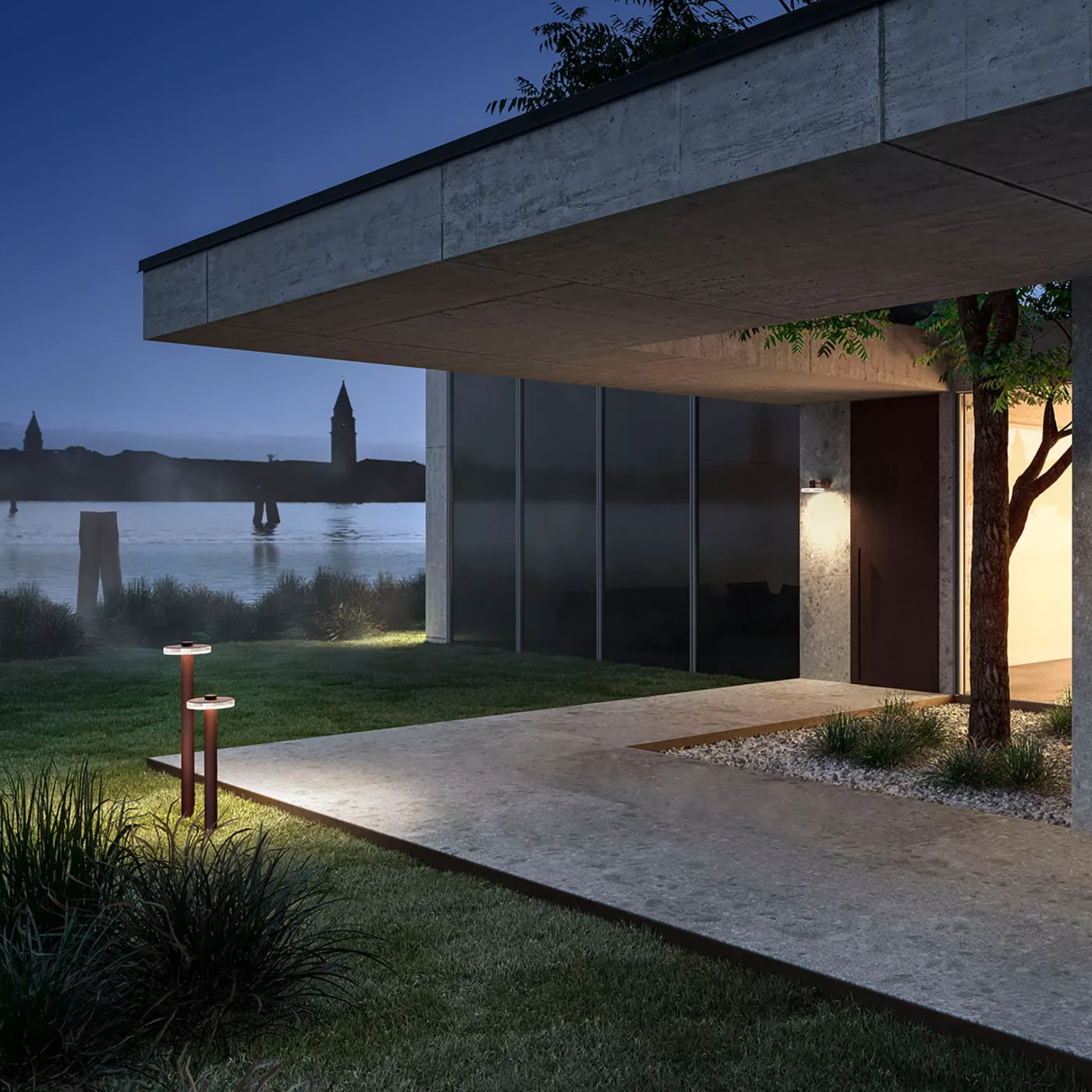 Panzeri Venexia Outdoor, sobremuro Led — imagen 4