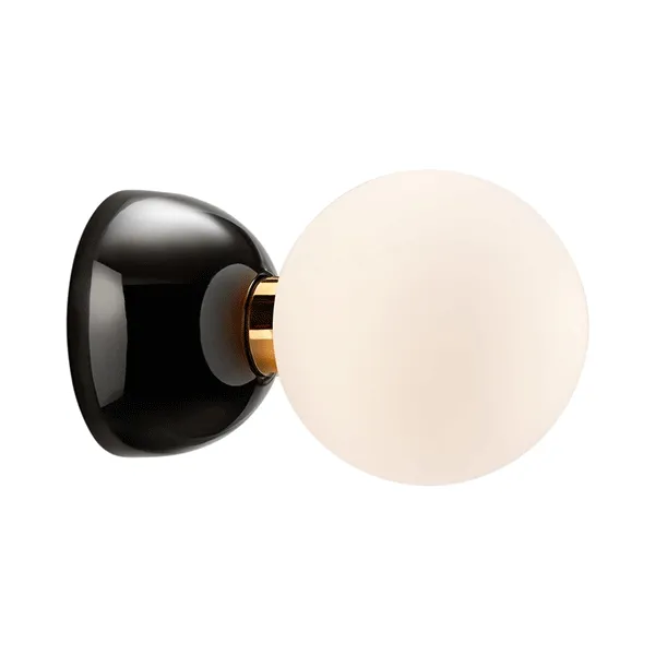 Aballs Aplique/ Lámpara de Techo Pequeño Negro