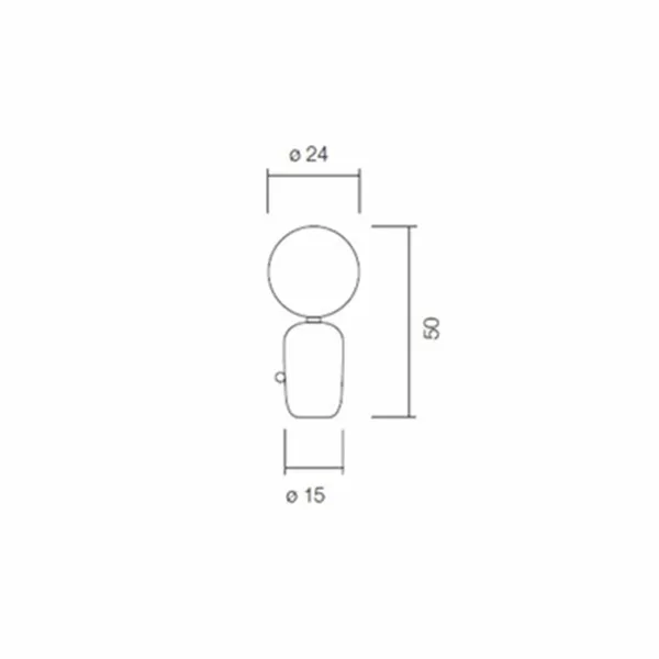 Parachilna Aballs Pequeño Oro – Lámpara de mesa — imagen 3