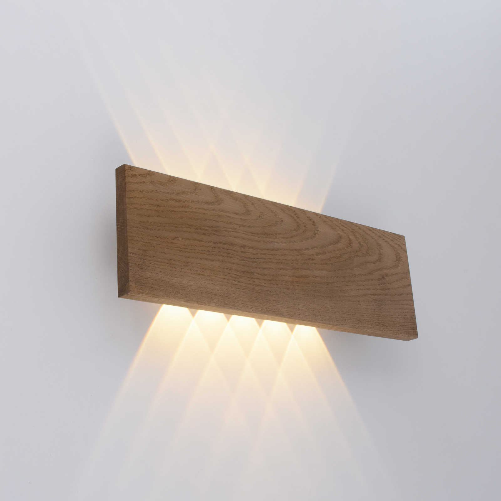 Paul Neuhaus Palma Aplique de pared LED de madera
