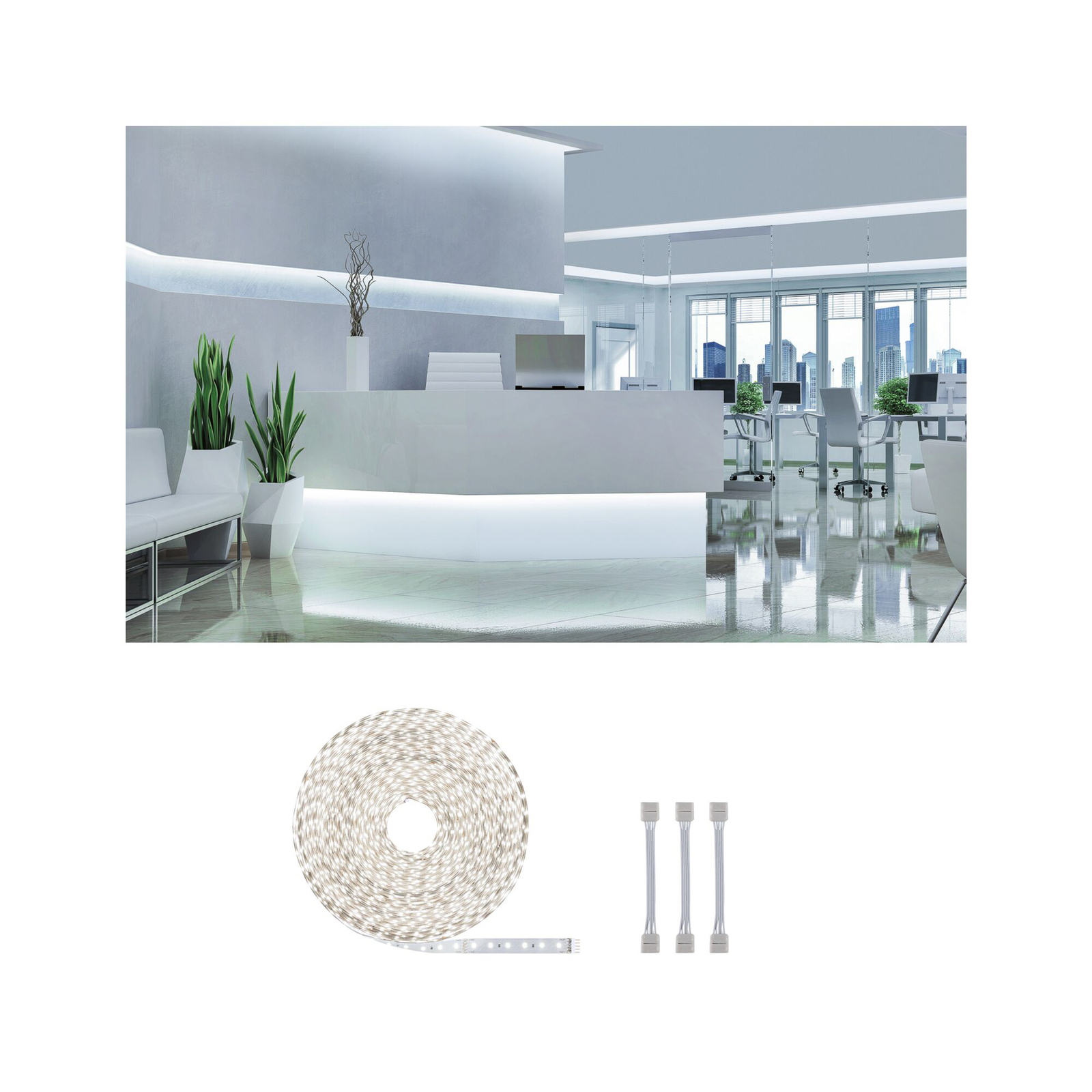 Paulmann MaxLED 500 Extensión de tira IP20, 20m — imagen 3