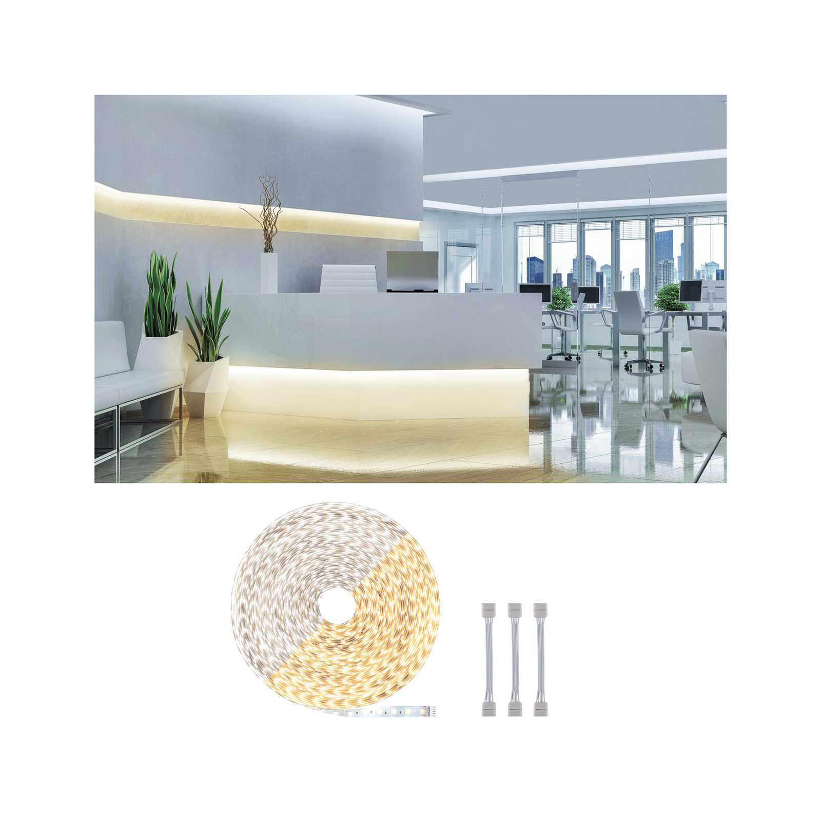 Paulmann MaxLED 500 Extensión de tira IP20, 20m — imagen 4