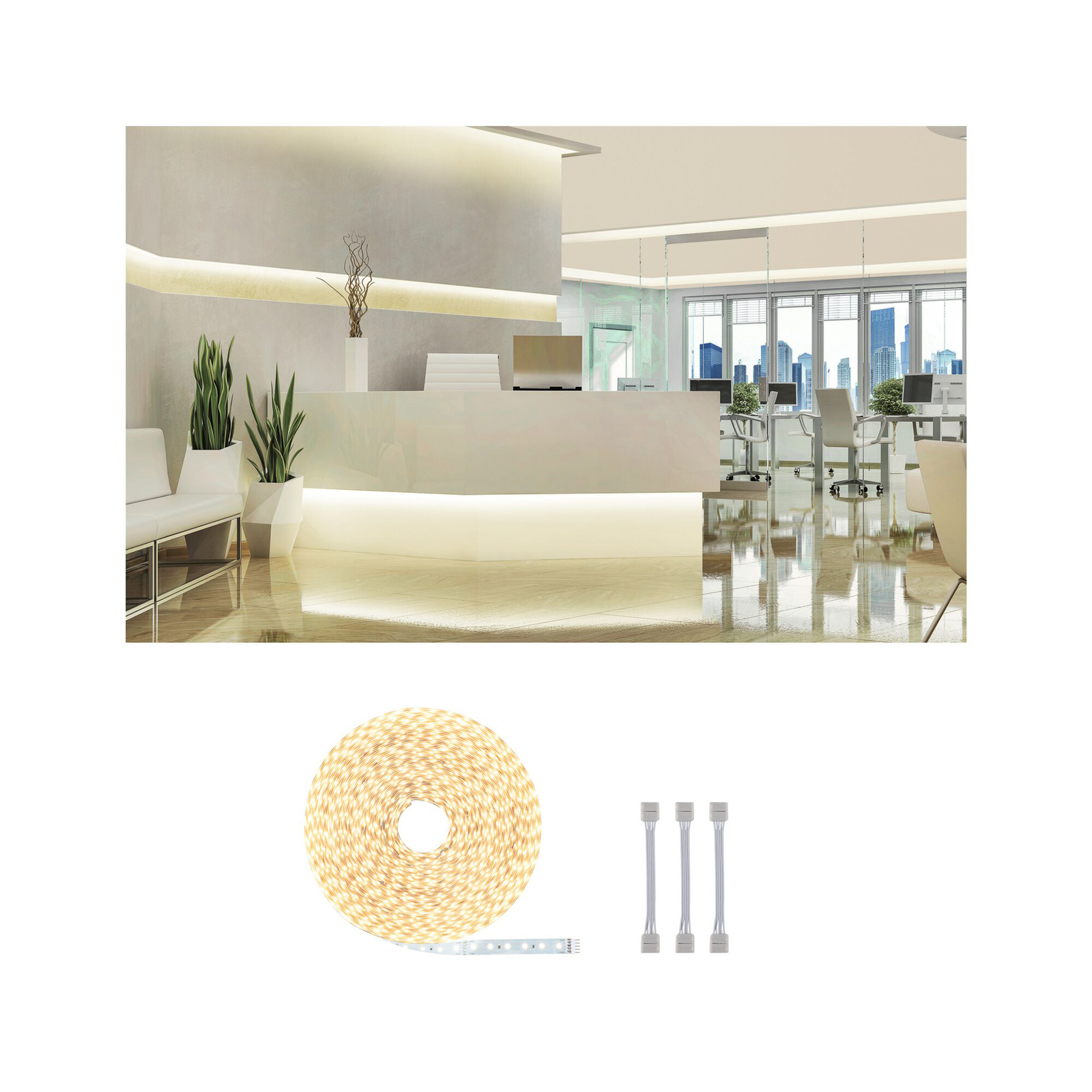 Paulmann MaxLED 500 Extensión de tira IP20, 20m