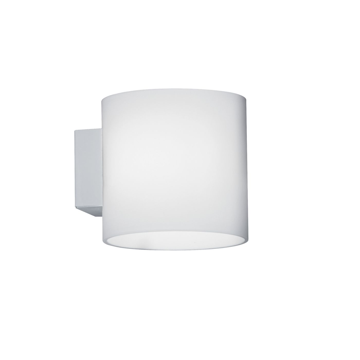 Peill+Putzler Tondo, lámpara de pared opalino