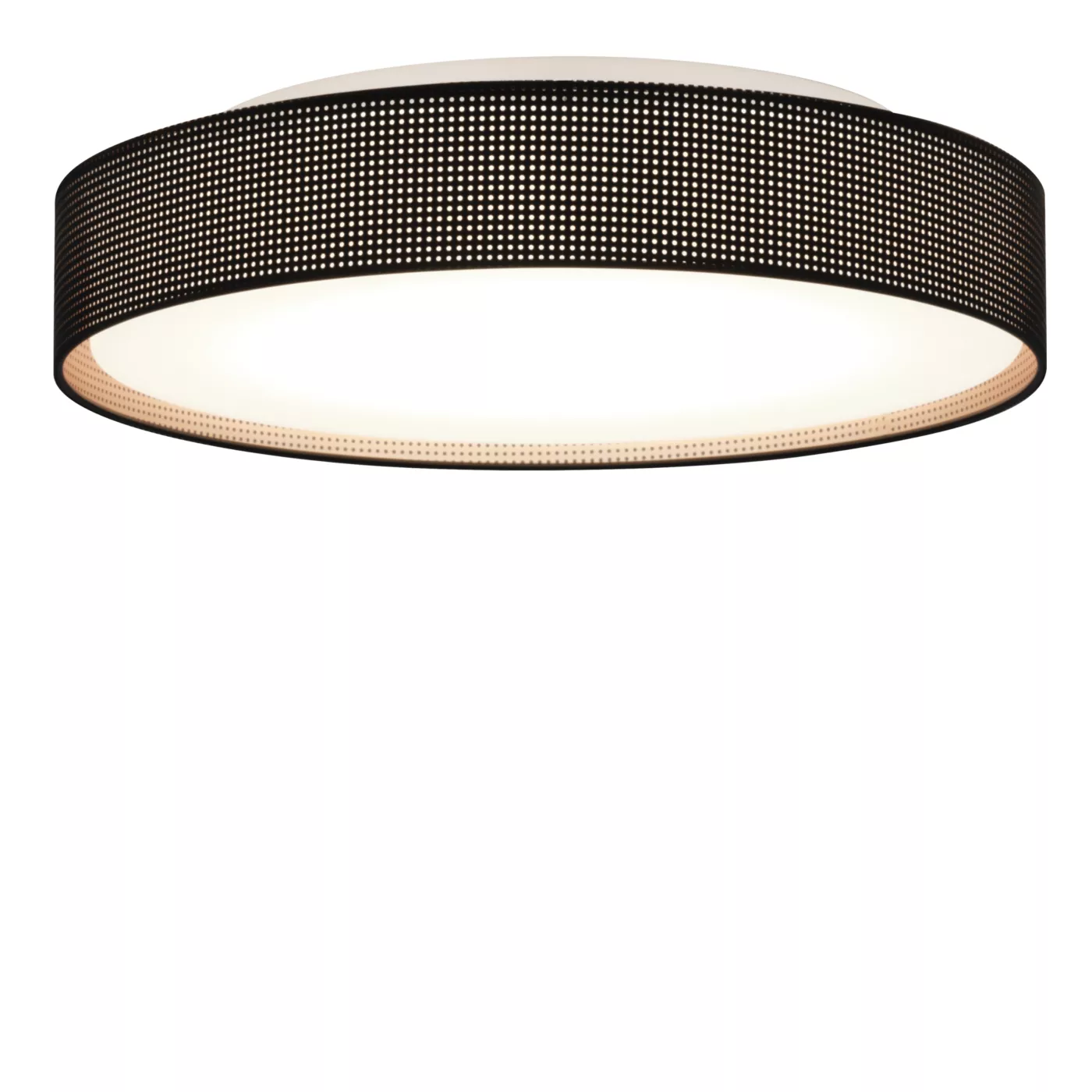 Peill+Putzler Varius X, lámpara de techo negro/oro - ø47 cm