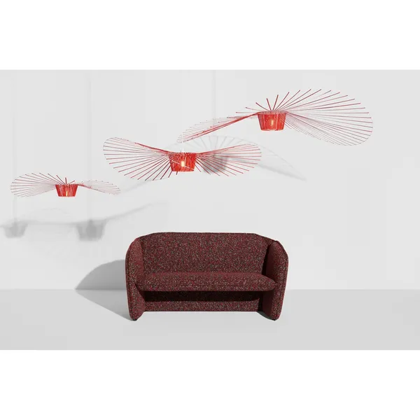 Petite Friture Colgante Vertigo Nova Limitada Pequeño Vermillion – Lámpara colgante — imagen 5