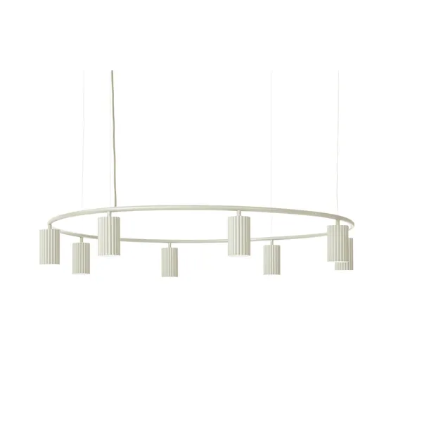 Donna Circle 100 Lámpara Colgante Blanco Crema