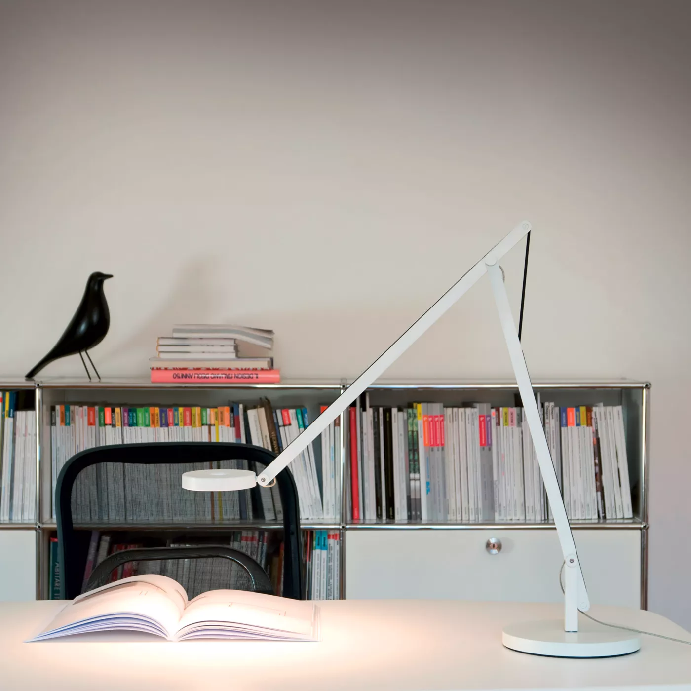 Rotaliana String, negro mate - 53 cm - dim to warm – Lámpara de sobremesa led — imagen 4