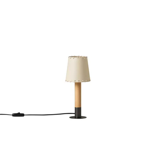 Santa & Cole Basics Minimal Beige/ Abedul/ Bronce – Lámpara de mesa — imagen 2