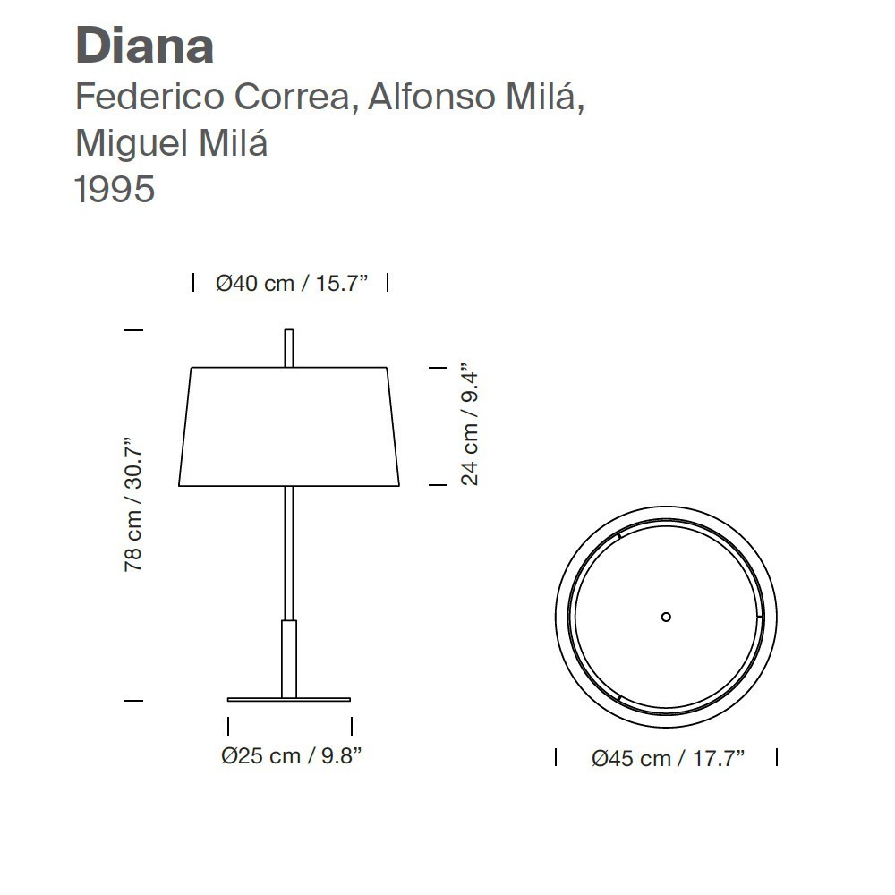 Santa & Cole Diana 1995 SantaCole – Lámpara sobremesa — imagen 6