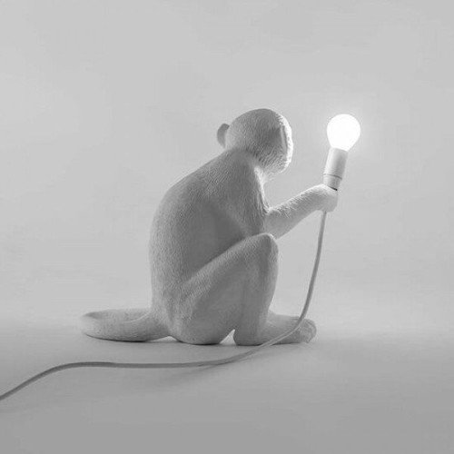 Seletti Monkey White Sentado — imagen 4