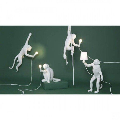 Seletti Monkey White Sentado — imagen 5