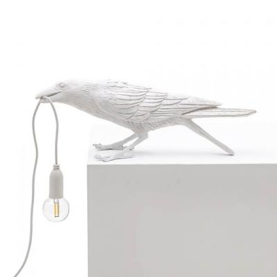 Seletti BIRD LAMP WHITE PLAYING