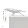 Seletti Bird Lamp White Playing — imagen 4