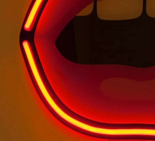 Seletti Blow Mouth Rojo – Lámpara de pared led — imagen 4