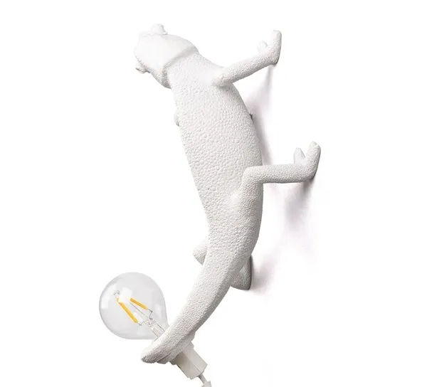 Seletti Chameleon Going Up Blanco – Lámpara de pared — imagen 5
