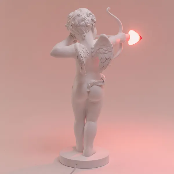 Seletti Cupido de pie/Blanco – Lámpara — imagen 3