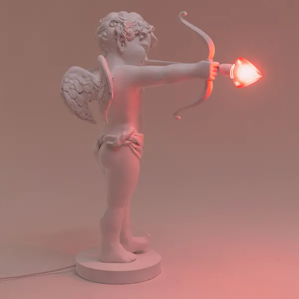 Seletti Cupido de pie/Blanco – Lámpara — imagen 4