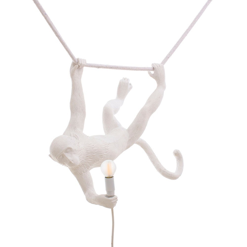 Seletti The Monkey Lamp Swing white — imagen 5