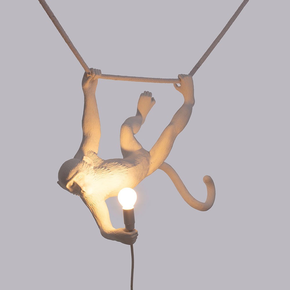 Seletti The Monkey Lamp Swing white — imagen 6