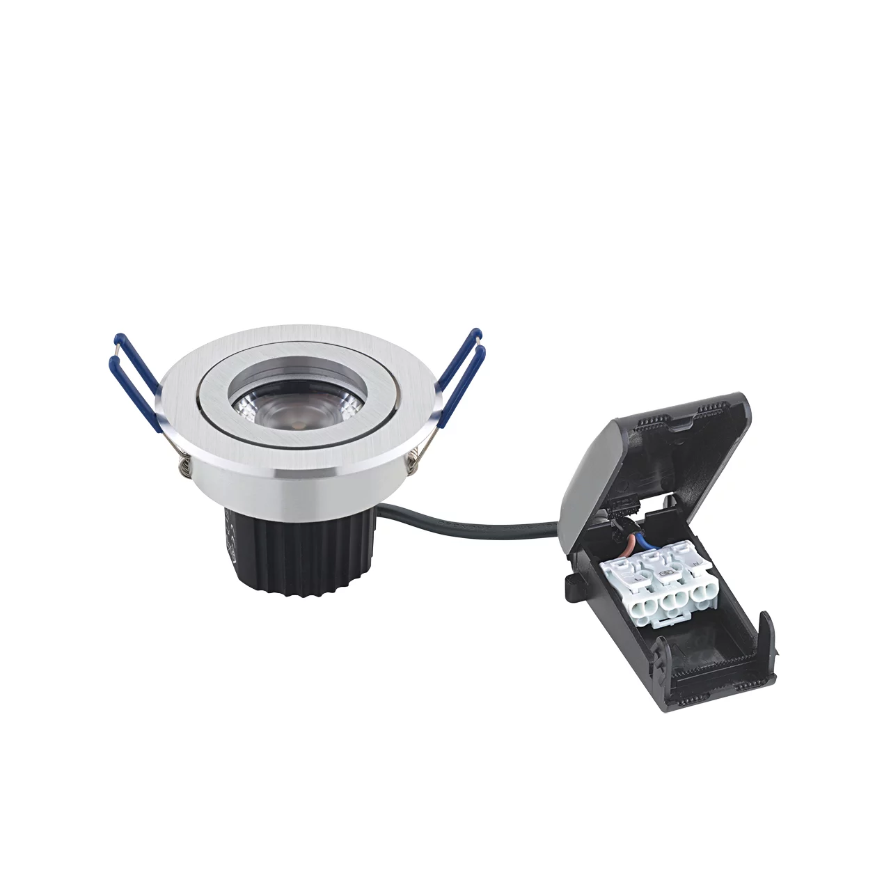 Sigor Argent, empotrable Led aluminio cepillado - 9 W - dim to warm – Foco — imagen 4