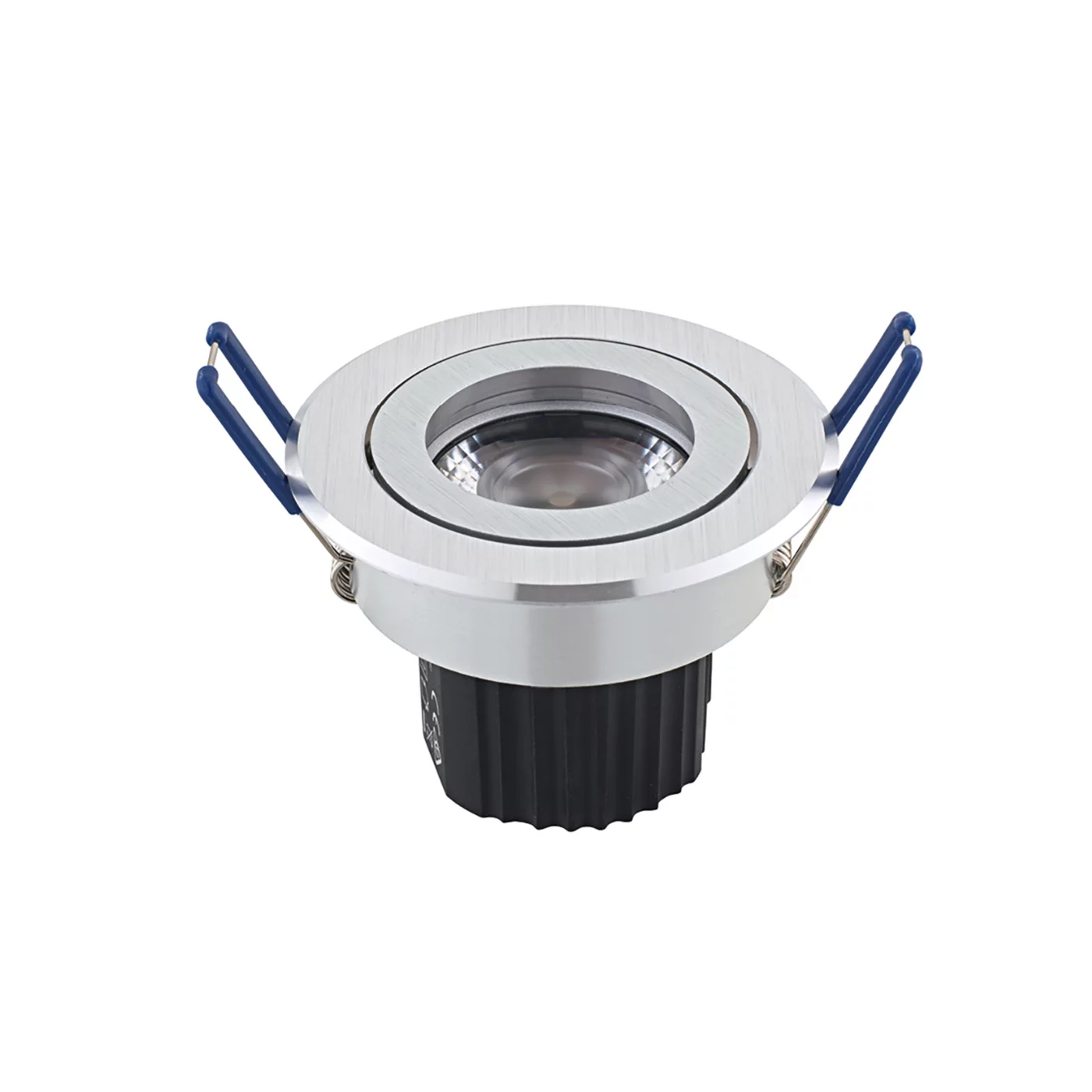 Sigor Argent, foco empotrable LED aluminio cepillado - 9 W - dim to warm