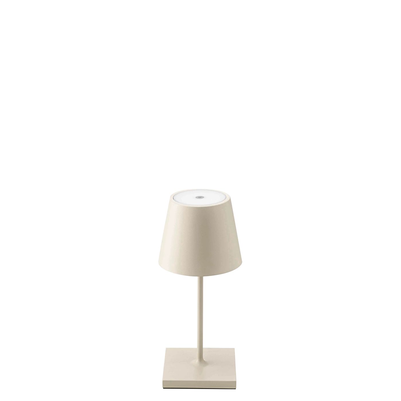Sigor Nuindie mini, lámpara de sobremesa LED beige duna