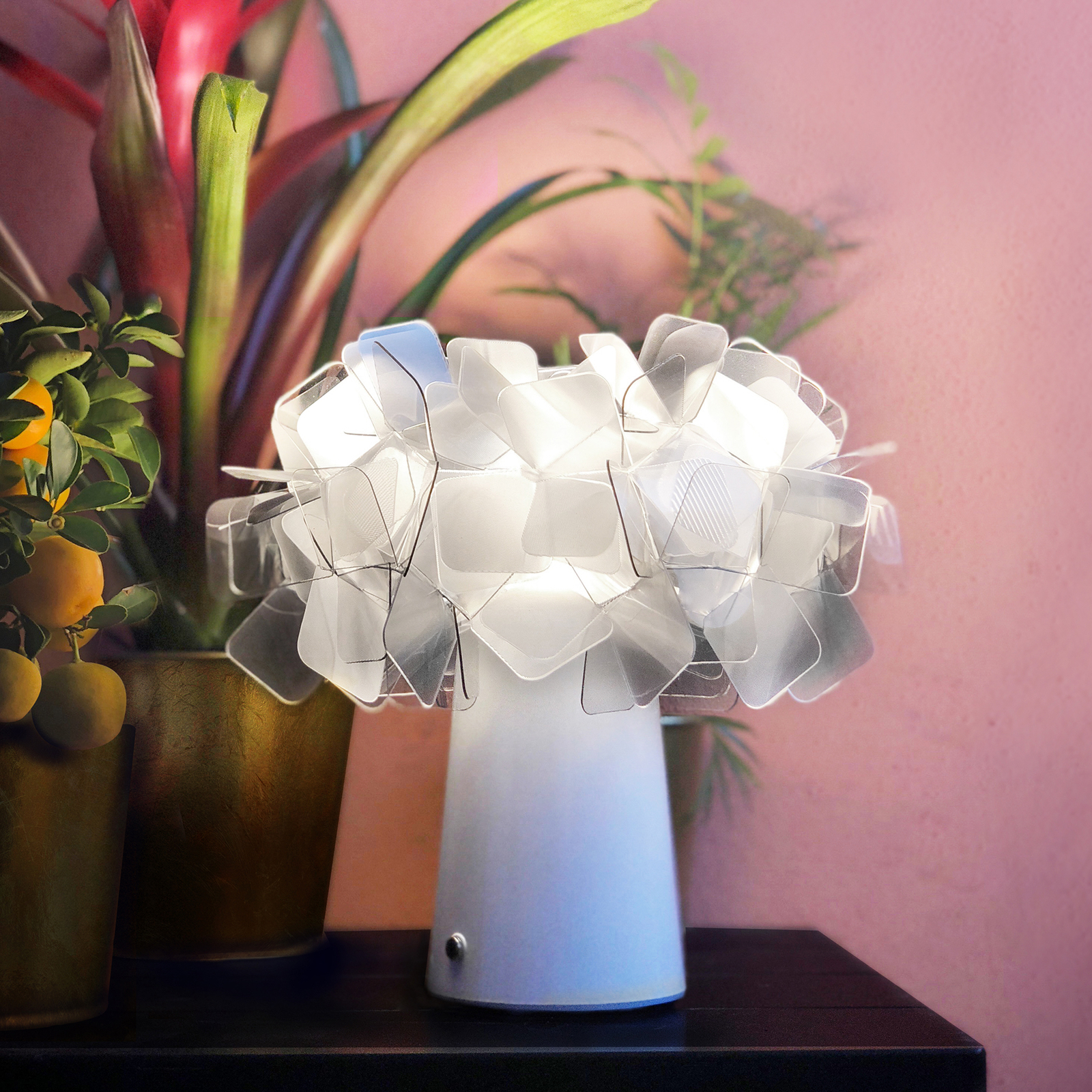Lámpara de mesa LED Slamp Clizia con batería recargable y atenuable