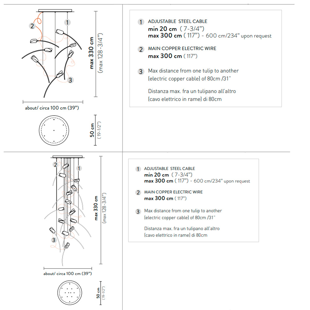 Slamp Tulip – Lámpara suspensión — imagen 5