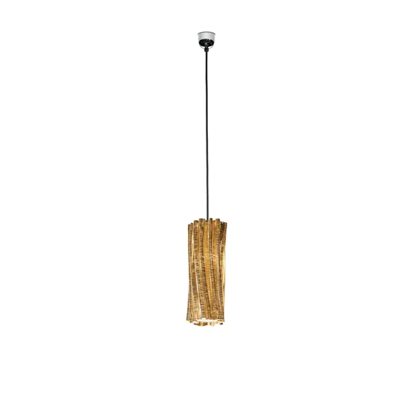 Slamp Accordeón Vertical Oro – Lámpara colgante