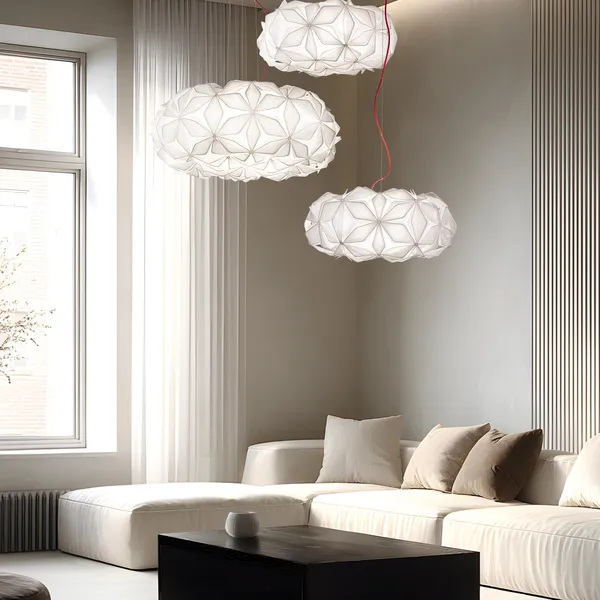 Slamp C'Est La Vie Mediana Blanco/ Rojo – Lámpara colgante — imagen 3
