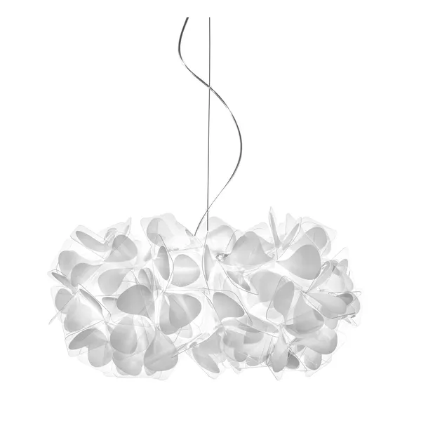 Clizia Mama Non Mama Lámpara Colgante Blanco/ Hilo Transparente