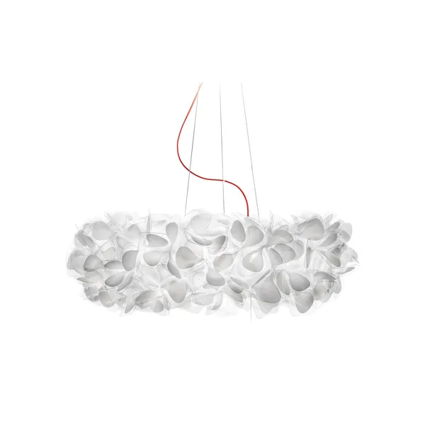 Clizia Mama Non Mama Lámpara Colgante Grande Blanco/ Hilo Rojo