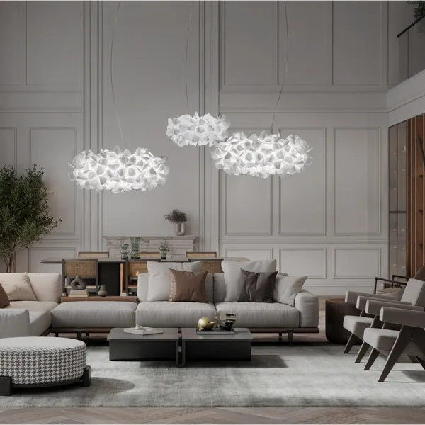 Slamp Clizia Mama Non Mama Grande Blanco/ Hilo Transparente – Lámpara colgante — imagen 2