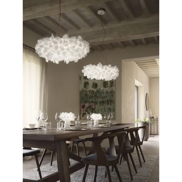 Slamp Clizia Mama Non Mama Grande Blanco/ Hilo Transparente – Lámpara colgante — imagen 3