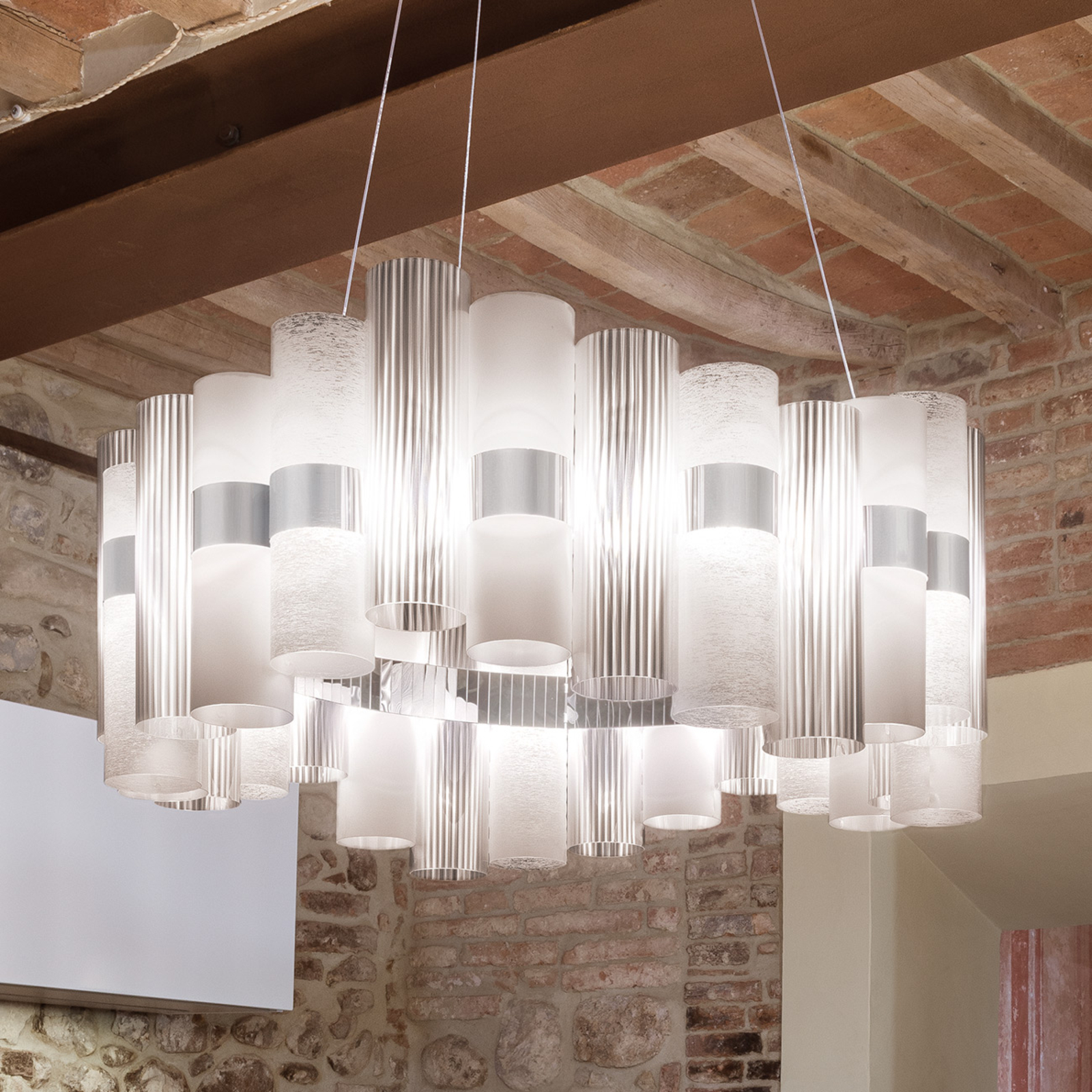 Slamp La Lollo L Lámpara colgante LED, Ø80cm